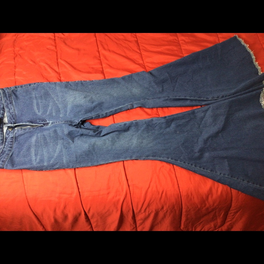 Blue Jean Denim Bell bottom Jeans